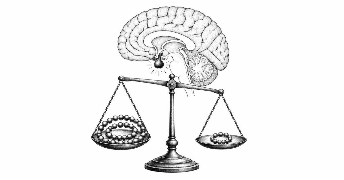 Black-and-white illustration for Tesamorelin + Ipamorelin Blend